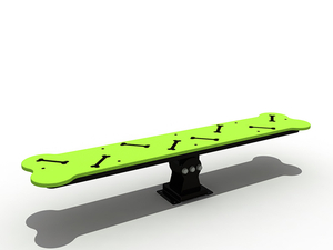 Outdoor Dog Park SeeSaw Agility Training Equipment สำหรับสนามเด็กเล่น